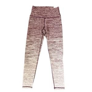 Aerie Chill Play Move High-rise Brushed Maroon Leggings SZ M NEW